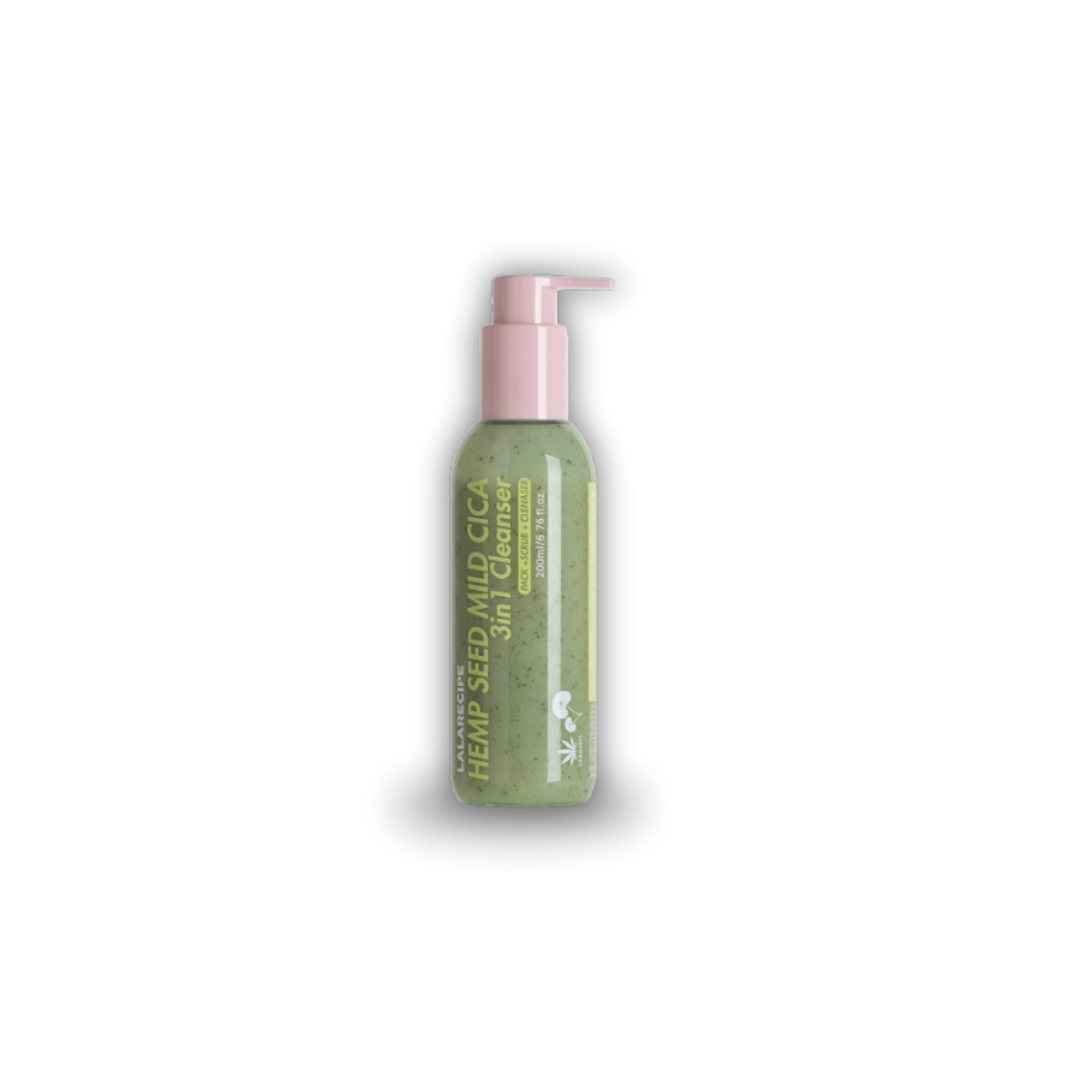 Lalarecipe Hemp Seed Mild Cica 3in1 Cleanser (200ml)