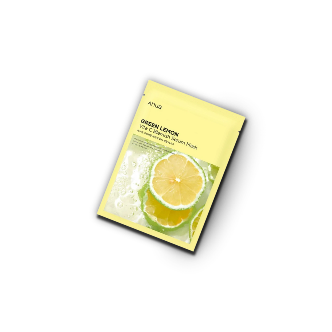 Anua Green Lemon Vita C Blemish Serum Mask (25ml)