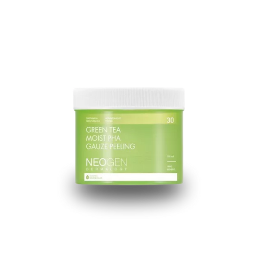Neogen Dermalogy Green Tea Moist Pha Gauze Peeling (30 Pads)