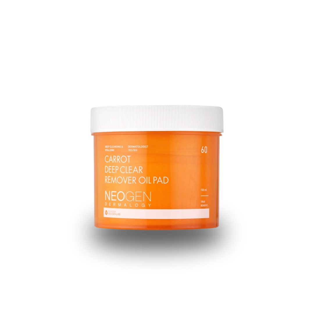 Neogen Dermalogy Carrot Deep Clear Oil Pad (60 Pads)