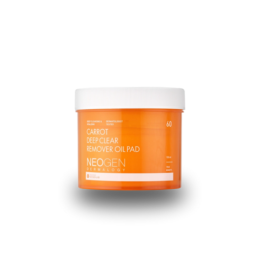 Neogen Dermalogy Carrot Deep Clear Oil Pad (60 Pads)