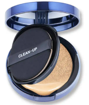 CU SKIN Clean Up Skinfit Cushion Pact SPF 50 PA++++ No21 (15g+15g)