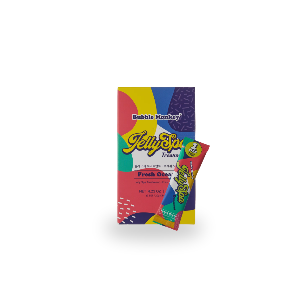 BUBBLE MONKEY Jelly Spa Treatment Fresh Ocean 3 set (6ea)