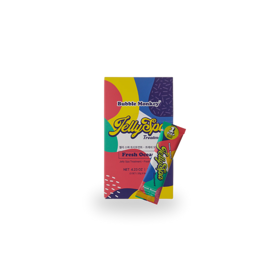 BUBBLE MONKEY Jelly Spa Treatment Fresh Ocean 3 set (6ea)