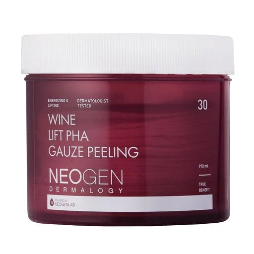 Neogen Dermalogy Wine Lift Pha Guaze Peeling (30 Pads)