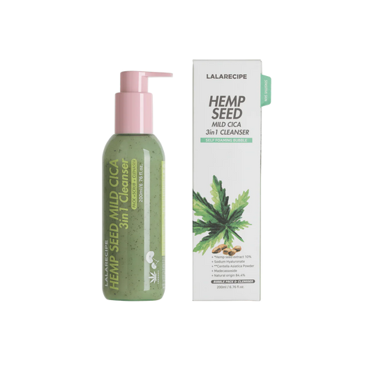 Lalarecipe Hemp Seed Mild Cica 3in1 Cleanser (200ml)
