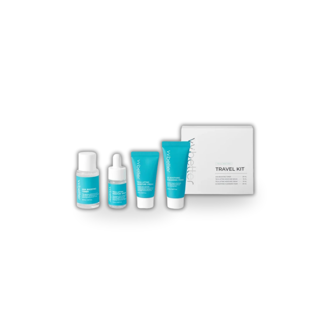 Vvbetter Travel Kit Blue (20ml + 30ml + 10ml + 10ml)