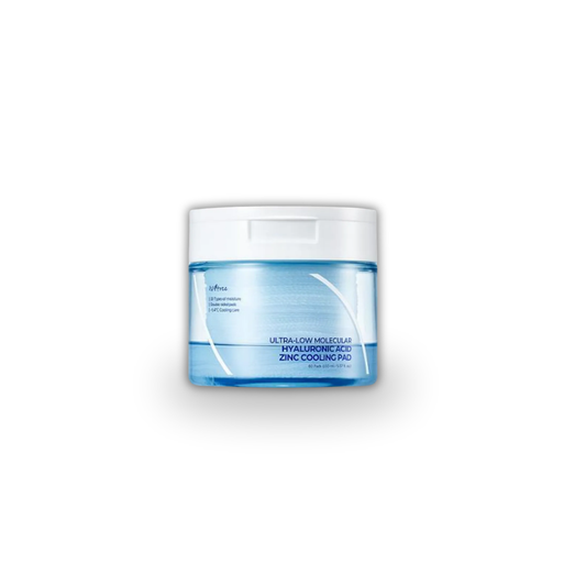 Isntree Ultra-Low Molecular Hyaluronic Acid Zinc Cooling Pad (60 Pads)